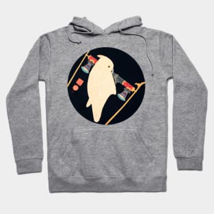 White Macaw Emblem Hoodie